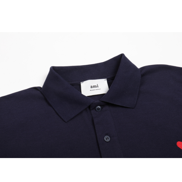 Vezena polo majica AMI Paris