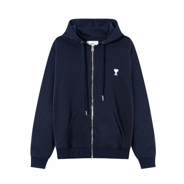 AMI Paris full-zip hoodies