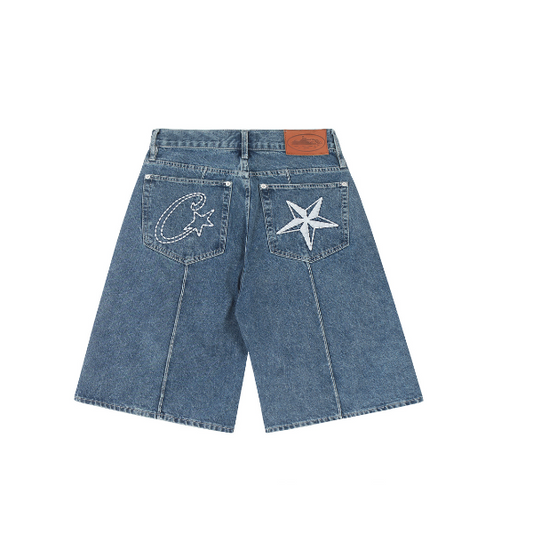 Corteiz C-Star Denim Shorts