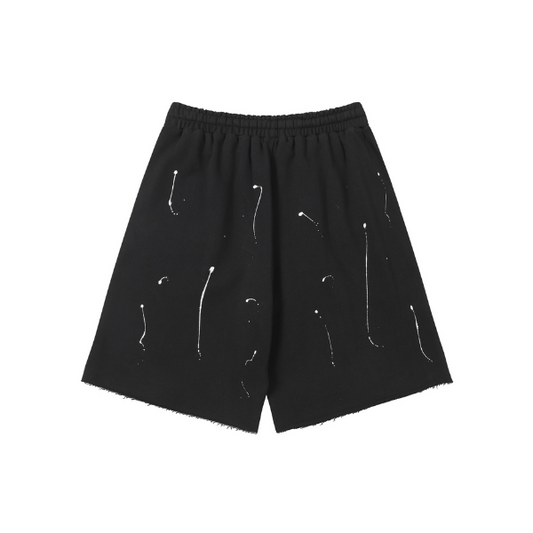 Chrome Hearts Ink-Splashed Shorts