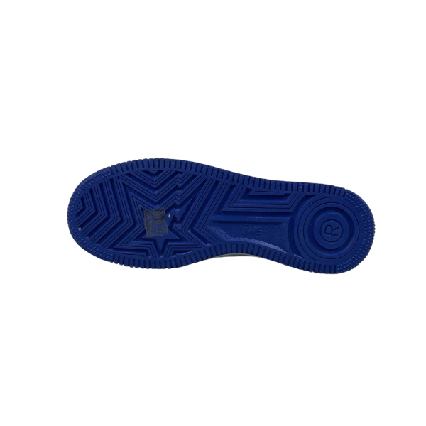 A Bathing Ape BAPE Sta lakirano usnje "belo modro"