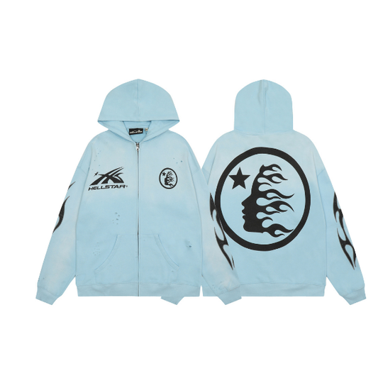 Hellstar zip up hoodies