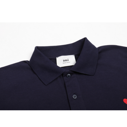 Vezena polo majica AMI Paris
