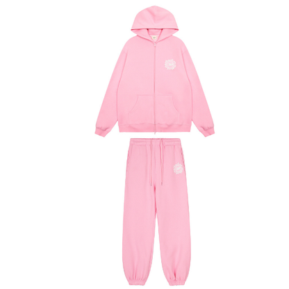 Broken Planet pink tracksuit set