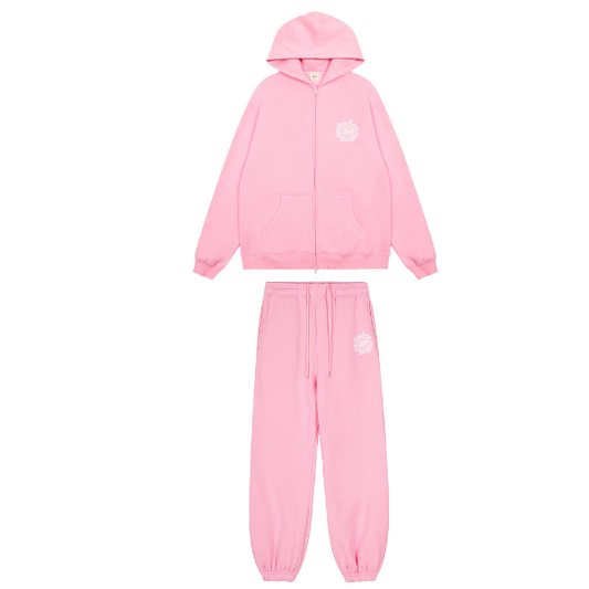 Broken Planet pink tracksuit set