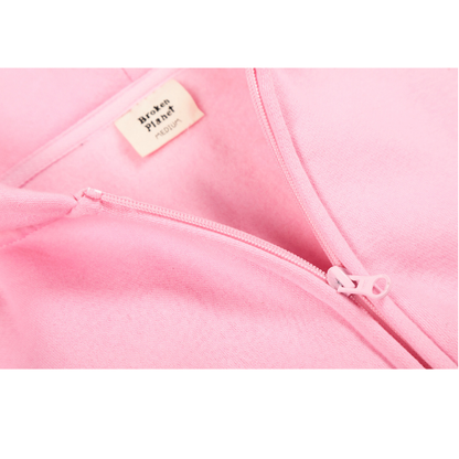 Broken Planet pink tracksuit set