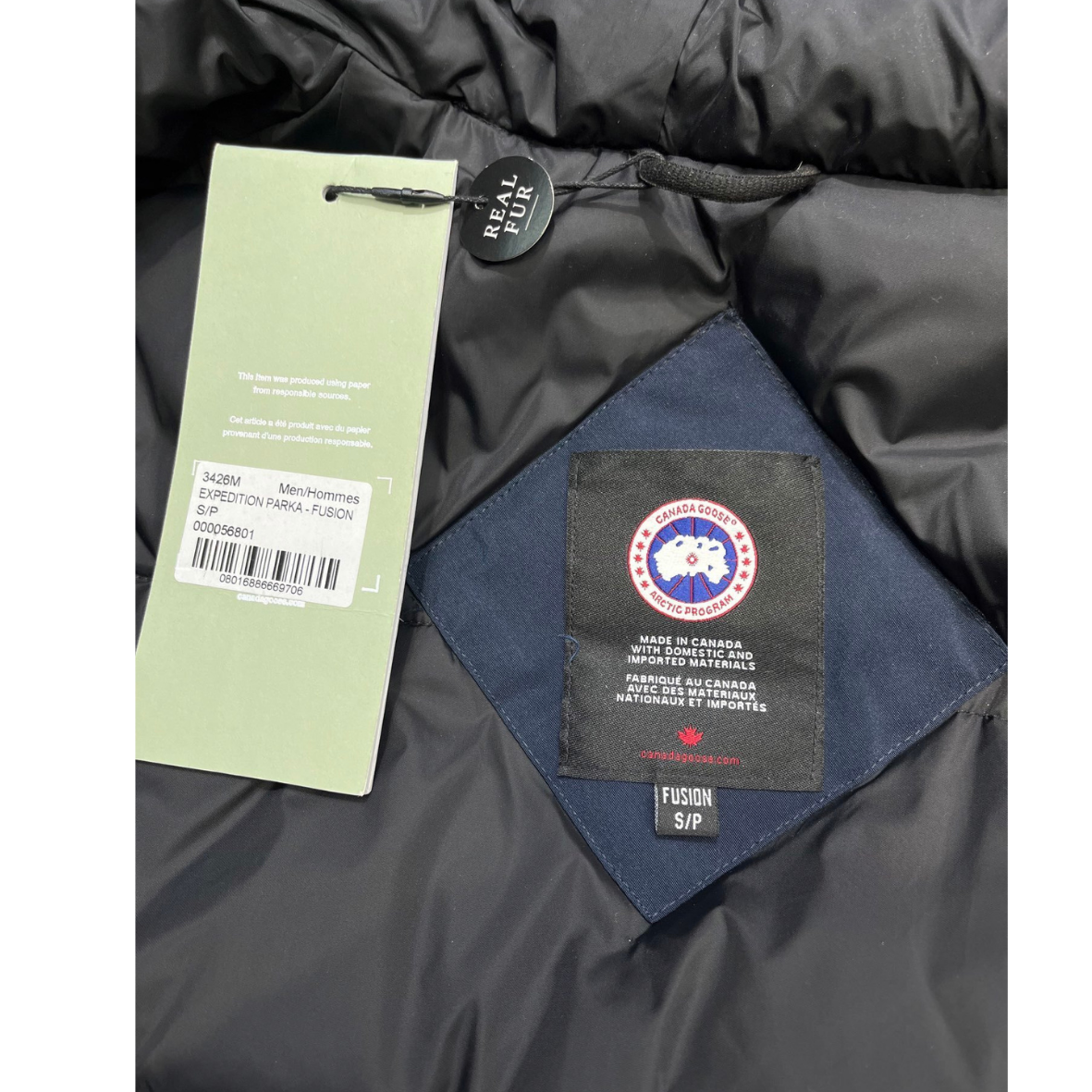 Canada Goose fur jacket