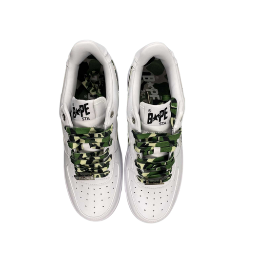BAPE Sta ABC "Camo zelena bela podlaga"