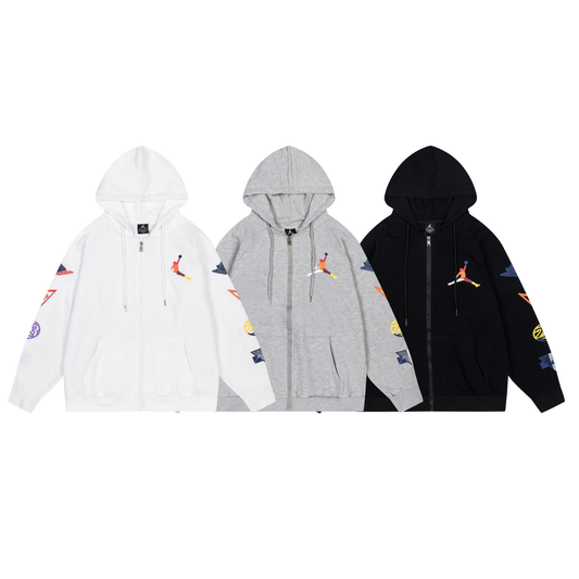 Air Jordan full-zip hoodies